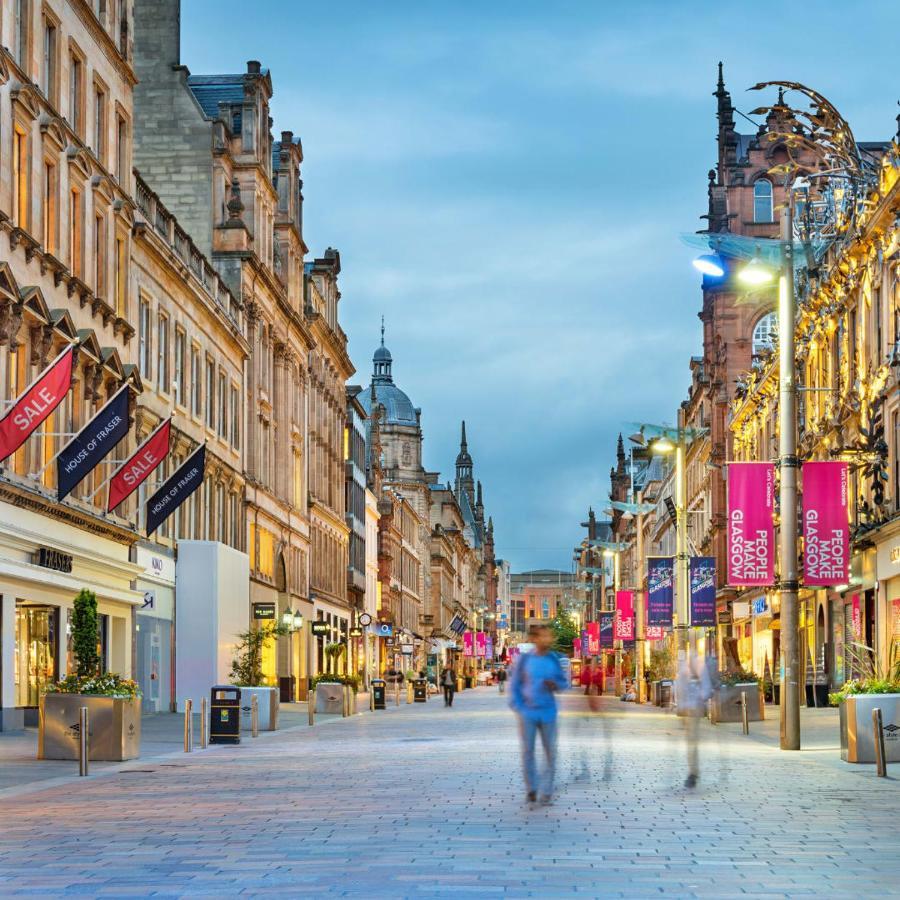 1 Bedroom Flat In The Heart Of Merchant City Glasgow Exterior foto